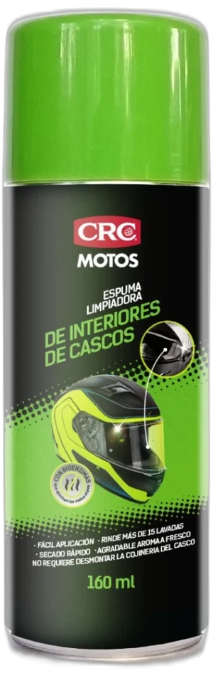 CRC MOTOS ESPUMA LIMPIADORA DE INTERIORES DE CASCOS
